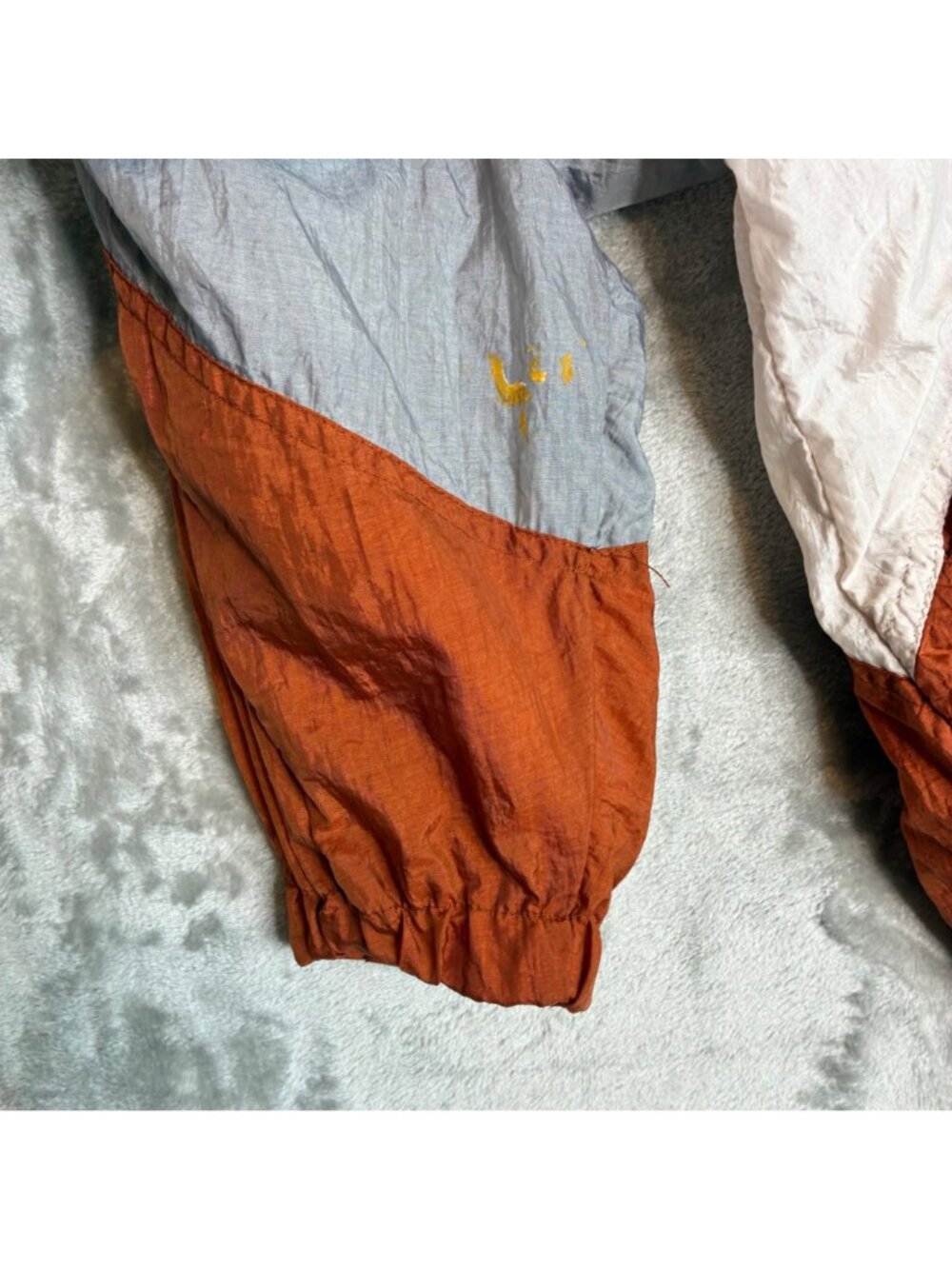 Texas Longhorns Vintage Nylon Tracksuit Jacket & Pants L Orange Gray White - Picture 7 of 12